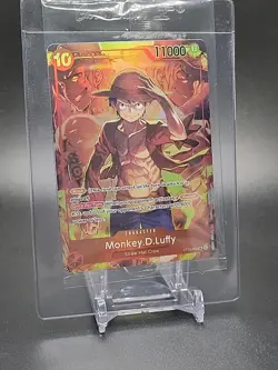 Monkey.D.Luffy One Piece Promo Card Treasure Booster ST10-006 SR Sealed NIP - Image 3