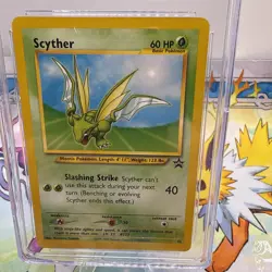 CGC 9 MINT Scyther 2000 Black Star Promos 45 Pokemon League Pokemon Card - Image 3