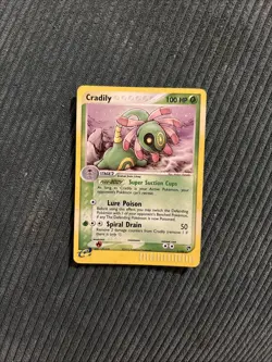 Pokemon TCG Cradily EX Sandstorm Holo Card 3/100 Rare - Image 1