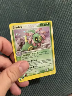 Pokemon TCG Cradily EX Sandstorm Holo Card 3/100 Rare - Image 2
