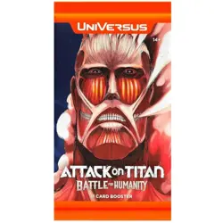 ATTACK ON TITAN BATTLE FOR HUMANITY BOOSTER PACK- FACTORY SEALED 11 CARDS - Image 1