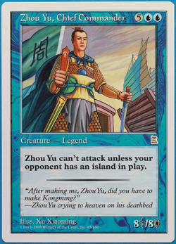 Zhou Yu, Chief Commander Portal Three Kingdoms NM Rare CARD (495262) ABUGames - Image 1