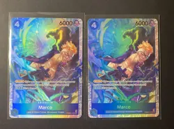 2X Marco PRB02-008 SR One Piece Card The Best Vol 2 ENGLISH Pack Fresh Near Mint - Image 1