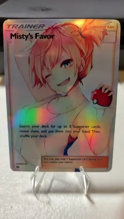 Misty Full Art Goddess Story Pokemon Waifu Trading Card Holofoil - Image 1