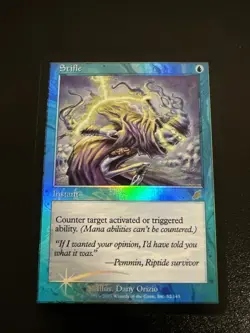 Magic the Gathering Stifle Foil Scourge Card 52/143 Stifle Foil - Image 1