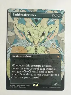MTG Pathbreaker Ibex - Borderless, NM-Mint, English Special Guests pack fresh - Image 1