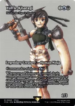 Yuffie Kisaragi - Yuriko, the Tiger's Shadow (Showcase) Final Fantasy Magic MTG - Image 1
