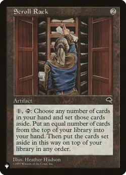 [1x] Scroll Rack - The List (TMP) Near Mint, English The List MTG Magic - Image 1