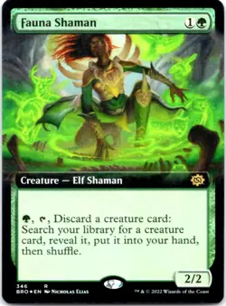 Fauna Shaman (Extended Art) - FOIL - The Brothers' War - 346 NM - Image 1