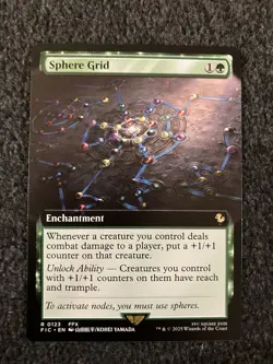 Magic The Gathering MTG - Sphere Grid (Extended Art) - Final Fantasy - Image 1