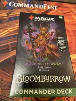 Bloomburrow Commander Deck - SQUIRRELED AWAY MTG Brand New Sealed - Image 1