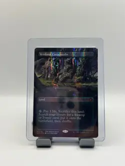 MTG, Verdant Catacombs (Borderless) (Dragonscale Foil) 118 NM Special Guests - Image 3