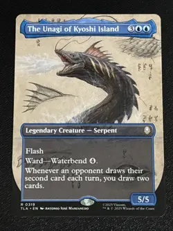 MTG Avatar: The Last Airbender The Unagi of Kyoshi Island Borderless 319 NM Rare - Image 1