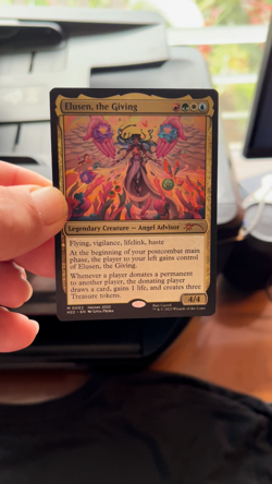 Magic the Gathering Elusen, the Giving NM. Heroes of the Realm - Image 2
