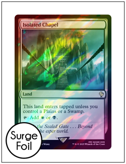 1x Isolated Chapel, Surge Foil, Final Fantasy, Magic MTG NM - Image 1