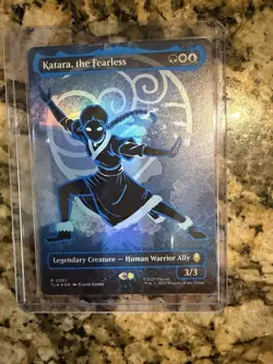 Katara, the Fearless (Borderless) (Neon Ink Foil) Avatar The Last Airbender Foil - Image 1