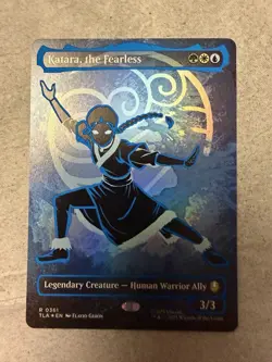 Katara, the Fearless (Borderless) (Neon Ink Foil) Avatar The Last Airbender Foil - Image 3