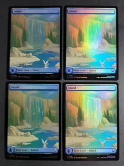 Island 0293 (X4 Foil) Land MTG Avatar - Image 1