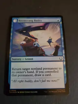 Boomerang Basics (FOIL) x1 - MTG Avatar: The Last Airbender TLA #46 NM - Image 1