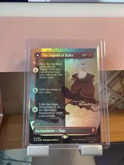 MTG - The Legend of Roku FOIL Borderless 357 - Avatar: The Last Airbender (NM) - Image 1