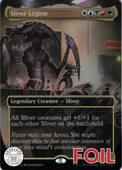 MTG Sliver Legion (Rainbow Foil) (1310) | NM Foil | Secret Lair {SLD} - Image 1