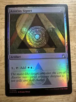 Azorius Signet Ravnica Remastered RVR Foil NM - Image 1