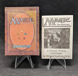 Empty Starter Deck Box (BETA) w/ Rulebook - MTG Magic the Gathering - Image 1