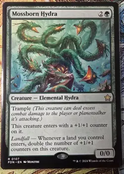 Mossborn Hydra Foundations Regular, MTG, Nm++ - Image 1