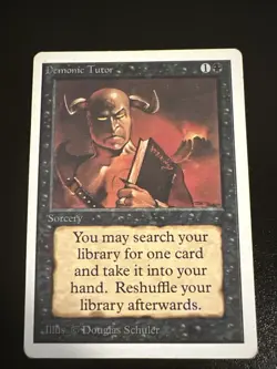 Demonic Tutor Magic: The Gathering Unlimited Edition - Image 1