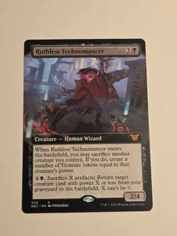 Ruthless Technomancer (Borderless Extended) x1 MTG NEC 056 R - Image 1