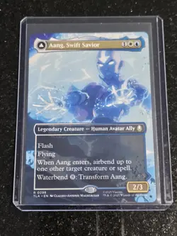 Aang, Swift Savior (0298) (Borderless) Avatar: The Last Airbender Foil - Image 1