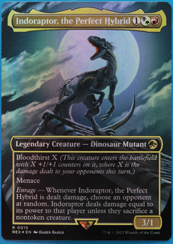 Indoraptor, the Perfect Hybrid FOIL Jurassic World NM CARD (507183) ABUGames - Image 1