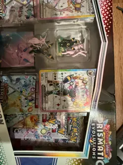Pokemon Prismatic Evolutions Premium Figure Collection *Lot of 2* *Dinged Box* - Image 4