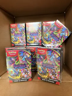 Pokemon TCG: Phantasmal Flames Factory Sealed Booster Bundle Box - Image 1