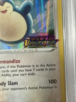 PSA 9 MINT Snorlax SWSH068 PRERELEASE Vivid Voltage Stamped PROMO Pokemon🔥 - Image 2