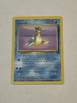 VTG Pokemon TCG Lapras 25/62 Fossil Non-Holo Rare Unlimited 1999 WOTC - Image 3