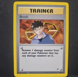 2000 Pokemon Gym - Heroes Brock #98 Light Play - Image 1