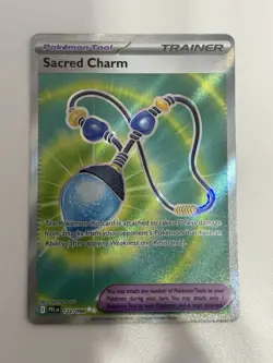 Pokemon TCG Sacred Charm 122/094 - Ultra Rare Mega Evolutions Phantasmal Flames - Image 1