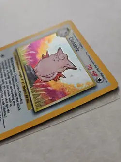 Pokemon TCG Clafable Jungle No Symbol Misprint 01/64 Holo Unlimited Rare - Image 4