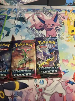 Pokemon TCG Scarlet Violet Temporal Forces Booster Packs Full Art Set 4 Pack - Image 4