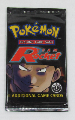 2000 POKEMON TEAM ROCKET 1ST EDITION BOOSTER PACK - FACTORY SEALED - ONE PACK - Image 1