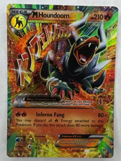 M Houndoom EX 22/162 Pokemon TCG XY Breakthrough Holo - Image 1