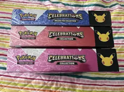 Set Of 3 NEW Pokemon Celebrations Collection Boxes - Zacian, Sylveon, Charizard - Image 5