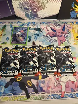 Pokemon TCG Scarlet & Violet Black Bolt - 4 Booster Packs - Image 1