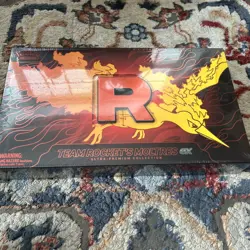 POKEMON TCG TEAM ROCKET'S MOLTRES UPC Ultra Premium Collection Sealed IN HAND - Image 1