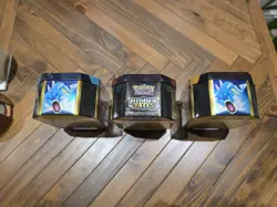 Set of 3 Pokemon Hidden Fates Tins - Charizard, Gyarados, and Raichu - Sealed - Image 5