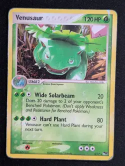 Pokemon TCG Venusaur 6/17 Holo Rare 2006 POP Series 2 MP-HP - Image 1
