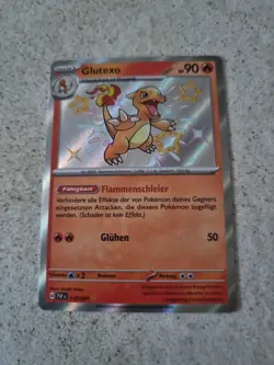 Glutexo 110/091 - Shiny - Deutsch Pokemon Karte - Paldeas Schicksale Near Mint - Image 1