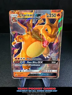 Charizard Gx SM211, Black Star Promo, Pokemon, NM - Image 1