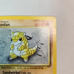 Sandshrew (Sandan) - 1st Edition - Pokemon TCG - Base Set - HP German - Image 4